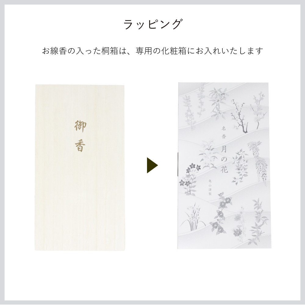 【全国配送可能・送料無料】 お供えアレンジギフトセット -選べるお花とお線香のセット（月の花）-（プリザーブドフラワー）