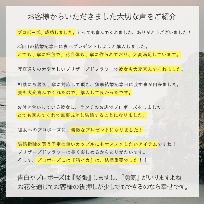 【全国配送可能・送料無料】 ダイヤモンドローズ [Lレザー] プリザーブドフラワー