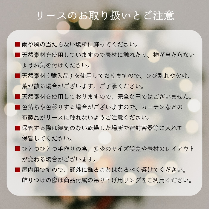【全国配送可能・送料無料】  ドライナッツのクリスマスリース （プリザーブドフラワー）