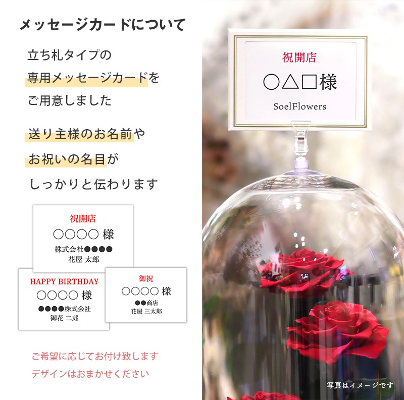 【全国配送可能・送料無料】 デスティニーローズ 【３本立ち】 プリザーブドフラワー