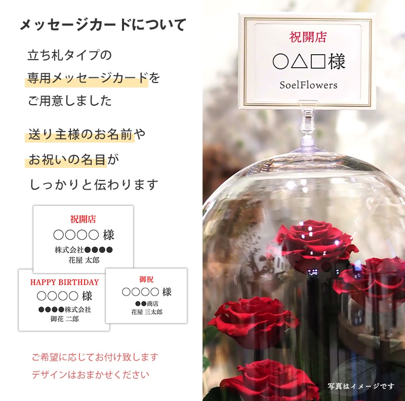 【全国配送可能・送料無料】 デスティニーローズ 【５本立ち】 プリザーブドフラワー