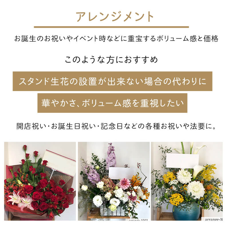アレンジメント XL  [お届け可能エリア：豊橋市・浜松市]
