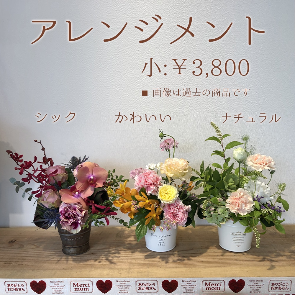 【母の日】選べる母の日ギフト/アレンジメント・フラワーボックス【宅配便配送・送料別】