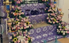 初盆の花祭壇