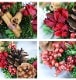 【全国配送可能・送料無料】  モミの木クリスマスリース （プリザーブドフラワー）