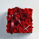 【全国配送可能・送料無料】 33本の薔薇が詰まったフラワーボックス （プリザーブドフラワー）