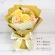 【宅配便発送・送料無料】アニバーサリースタンドブーケ - ９本の薔薇の花束 -（プリザーブドフラワー）